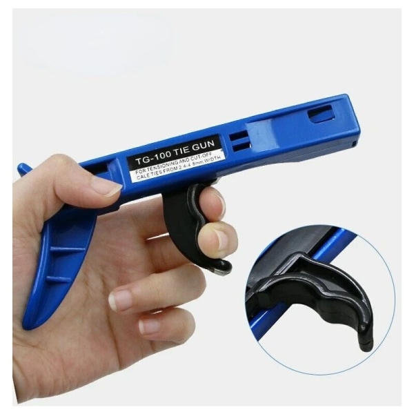 Cable Tie Gun Hand Tool Fastening Tool TG-100 Tension For Nylon Tension Clamp Cutting