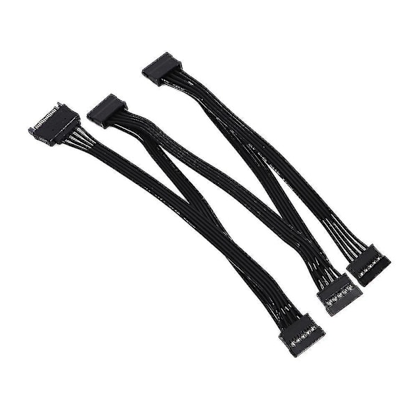 Strömfördelare 1 till 5 Sata för hårddisk Splitterkabel Sata Adapterkabel 15 stift Adap-2