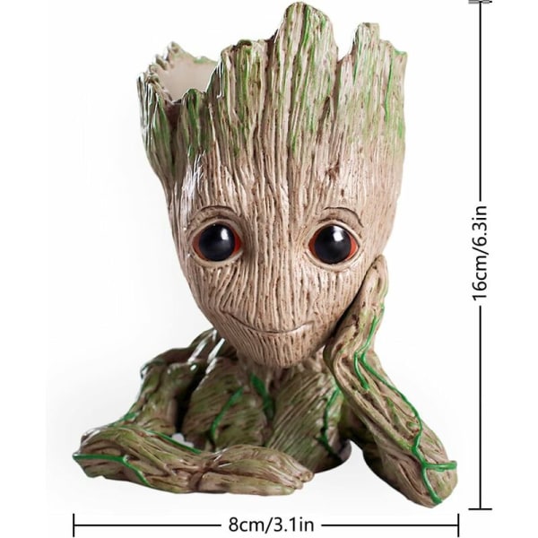 Blomsterpot Guardian of the Galaxy Indendørs Blomsterpot Kreativ Sukkulent Planter Legetøj Pen Pot Groot Blomsterpot til Kontor Sovesal Hjemmeindretning - Bliv Rig