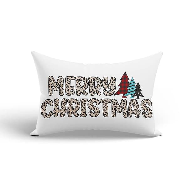 Ny Jul Kudde Kuddvar Överkast Kuddfodral Soffa Kuddfodral