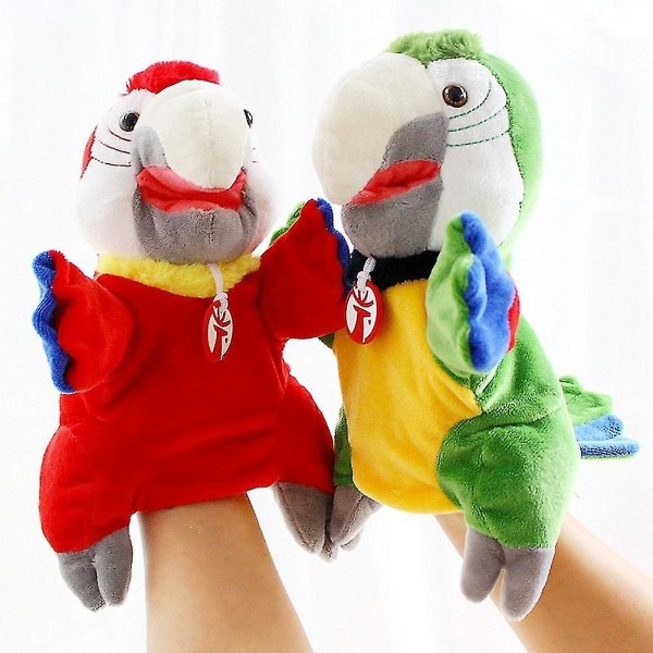 2st Parrot handdocka plyschleksak barns förälder-barn leksak