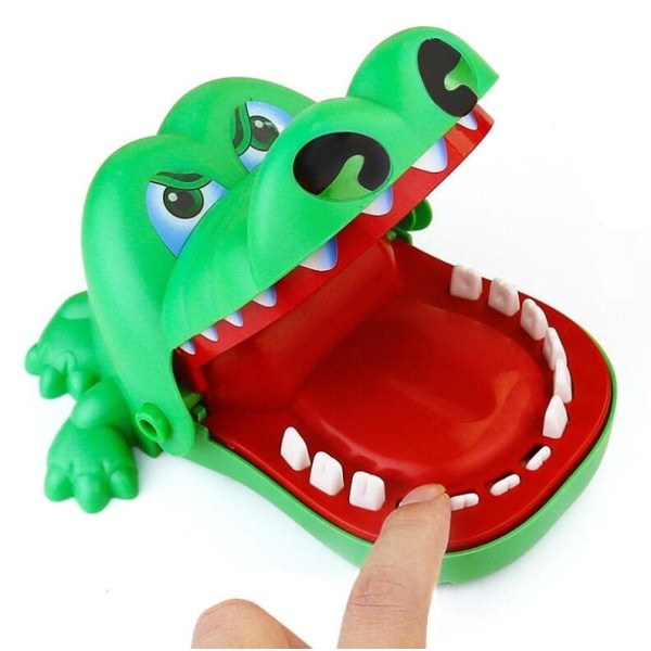 Crocodile Grinding Teeth Kids Game Bite Random Finger Fun Game