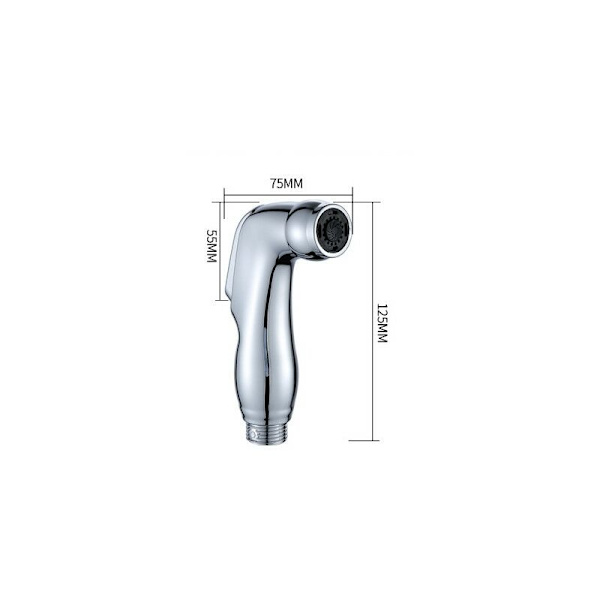 1 Set Toalett Bidet Spray Set - Toalett Hand Bidet Sprayer med 1,5 m Slang och Hållare för Badrum/Feminine Hygien/Kroppsrengöring