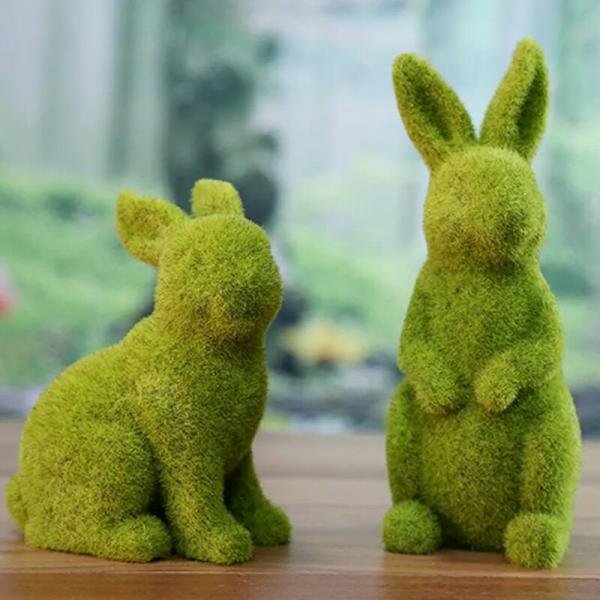 Kani-nukke koristeellinen käytännöllinen hartsi pääsiäispupu simulointi hahmo koristelu koristeluun-1