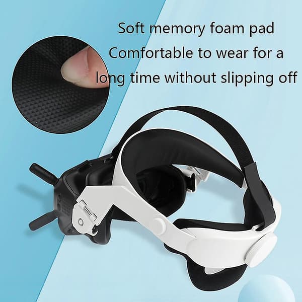 Elastiskt pannband justerbart för huvudrem för Fpv Goggles V2 glasögon