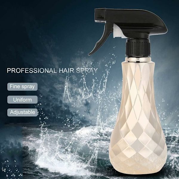 Triomphe Vattensprayflaskor Tomma 300ml Påfyllningsbar Plast Frisör Vattensprayer Barber Sprayflaska Hårklippningsverktyg Vattning Växter