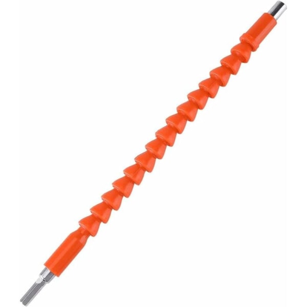300 mm Universal flexibel axel sexkantig skruvmejsel förlängningsförlängning för borrmaskin elektronisk skruvmejsel (orange)