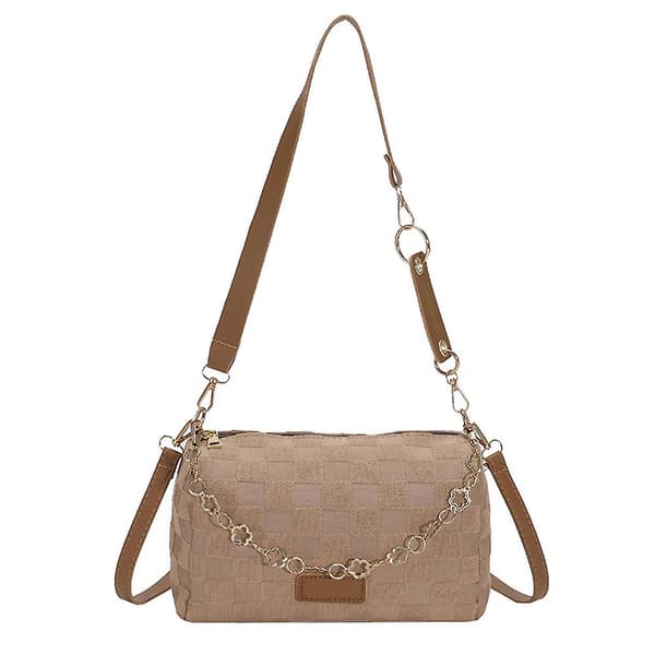 Lätta små crossbody-väskor för kvinnor axelväskor och handväskor Khaki