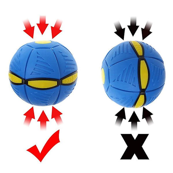 Ufo-boll Dump Lights Boll Deformation Boll Liten Leksak Boomerang Fotboll Ufo-boll Leksaker