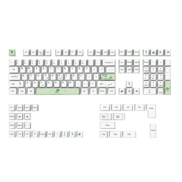 130 Tangenter Keycaps Pbt Cherry Switch Keycap För 61/64/68/87/96/104/108 Layout Diy