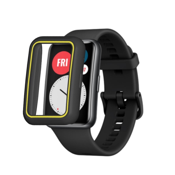 För Huawei Watch Fit Smartwatch Case Tpu Skyddsfodral Gul
