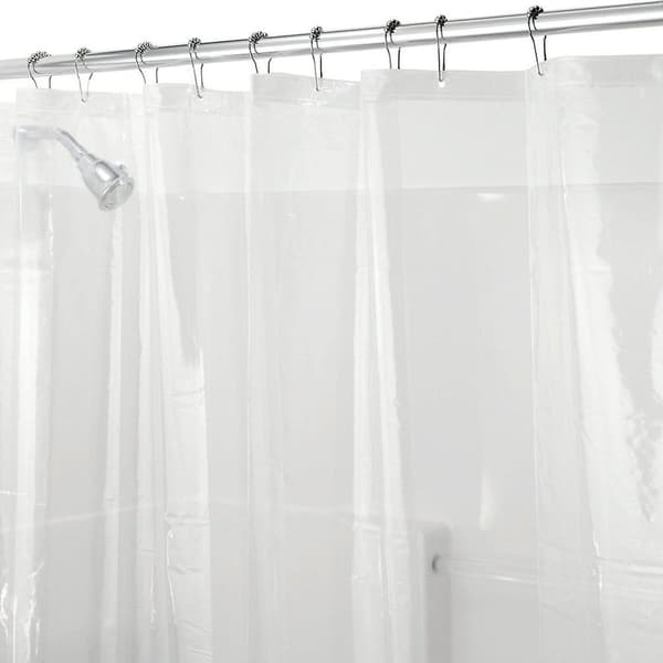 Set med 12 duschdraperikrokar (rostfritt stål, polerad krom, 12-pack)