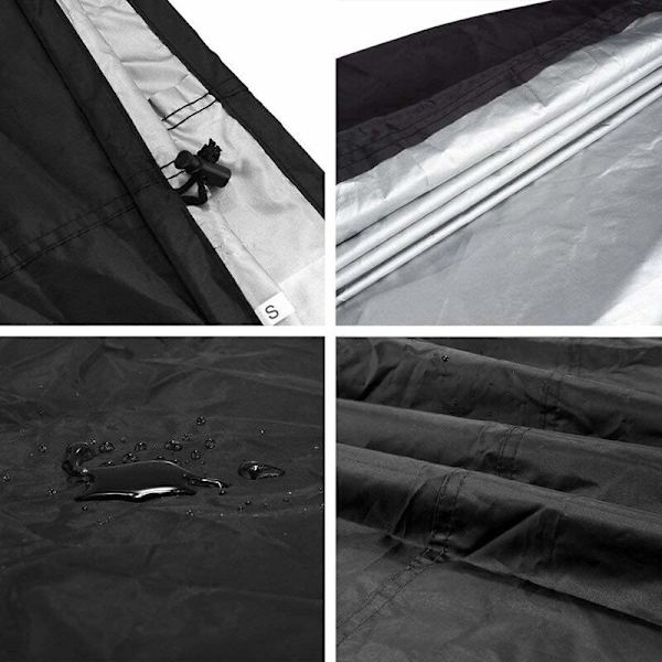 420d Gas Grill Cover 77 x 67 x 110cm, E210 Vattentät Grillöverdrag, Grillöverdrag, Justerbart Remöverdrag, Passar de Flesta Grillar (77 x 67 x 110cm)