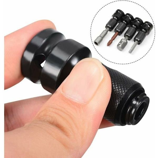 2-pack teleskopisk hylsadapter 1/2\" fyrkant till 1/4\" sexkant hylsadapter chuck-omvandlare snabbkoppling för slagnyckel skruvmejselbit