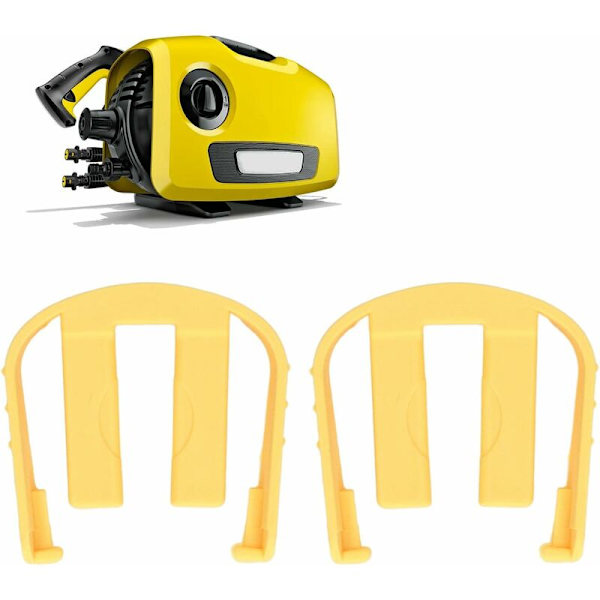 2 stk. C-klips hurtige stik, trykvaskepistol udskiftning C-klips til Karcher K2 K3 K7 biltrykvaskpistol (gul)