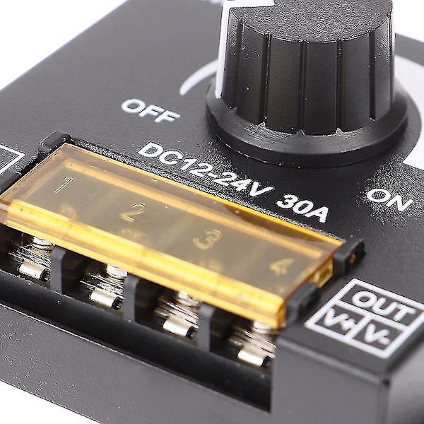 1 st DC12v-24v LED-dimmer 30a 360w justerbar remsa för enfärgad 5050/3528 Shytmv