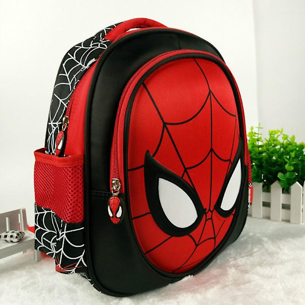 Marvel Spiderman Ryggsäckar Superhjältar Ny Skolväska 3d Stereo Barn Pojkar Förskola Ryggsäck Barn Barn Cartoon Väskor CDeep Blå
