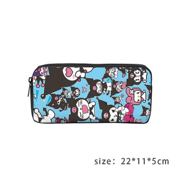 Fashion Tegneserie Skole Taske Pen Etui To-delt Sæt Kuromi Mymelody Stor Kapacitet Rygsæk