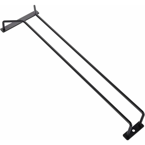 Vinglas holder, under skabet (sort)