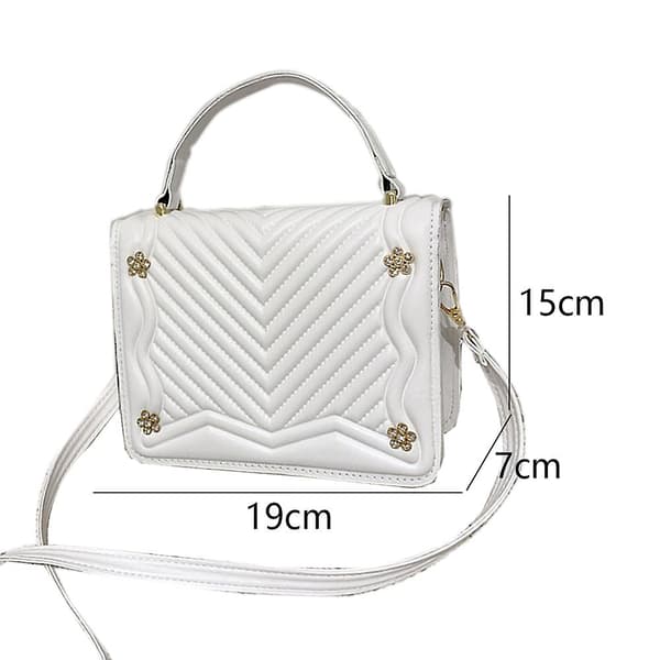 Crossbodyväska med topphandtag