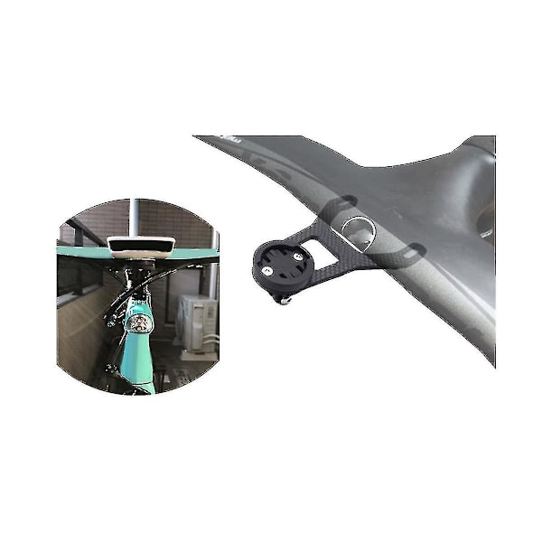 För 5d integrerat styre aluminiumlegering cykel dator hastighetsmätare hållare montering förlängningsfäste