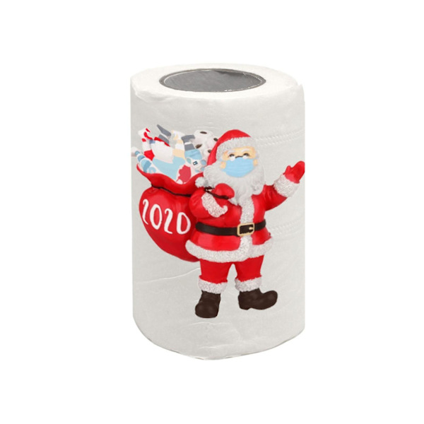 1-pack Julpynt Presentpapper Jultomten 1 Rulle 500 Julpapper