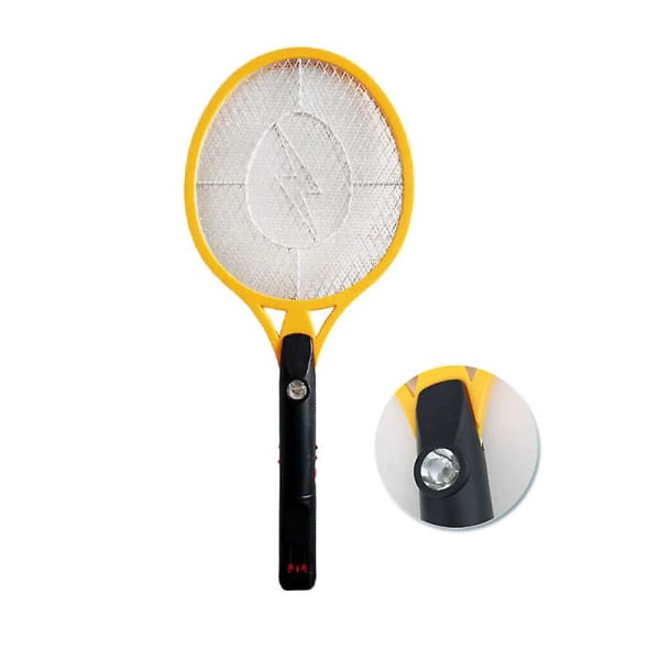 3000 Volt Elektrisk Flugsmällare Racket | Mini Bug Zapper Utomhus | Flugdödare Elektrisk Säker Att Använda | Tillverkad Av Hållbart ABS-Material