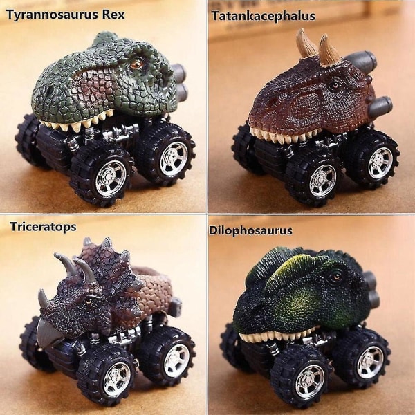 Dmazing Pull Back Dinosaur Cars Kids-26