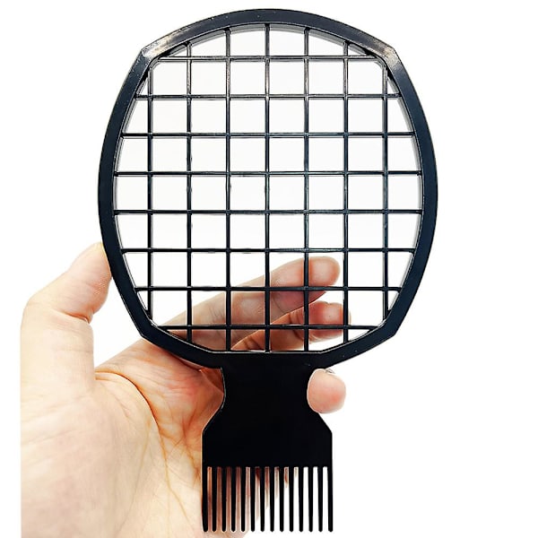 2 st Twist Combs, Hår Svamp Borste Uppgraderad Twist Kam, Bättre Än Hår Svamp För Män Kvinnor Lockar(svart)
