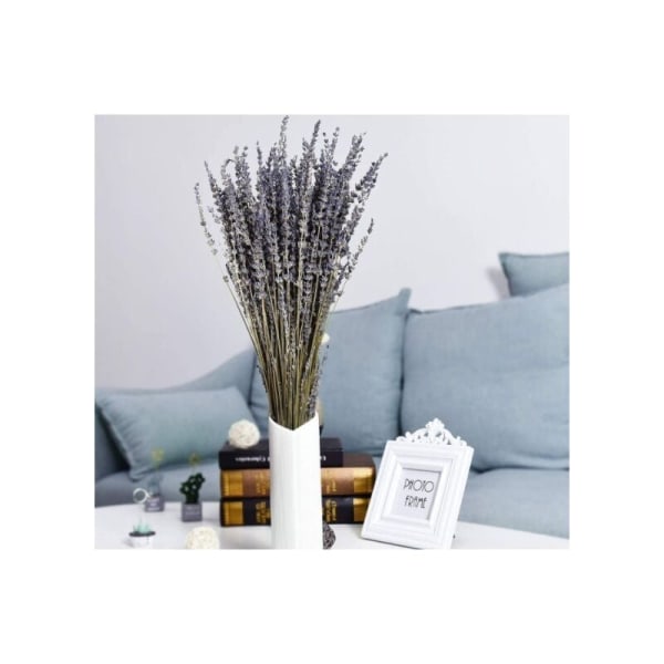 Kuivattu laventeli Natural Lavender -kimppuvarret (60cm - 70cm) Sopii kodin sisustukseen, askarteluun, lahjoihin, häihin tai mihin tahansa tilaisuuteen - 200g