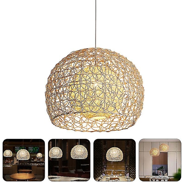 1 st Rattanvävd Ljuskroneöverdrag