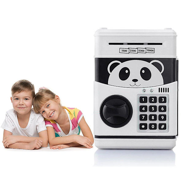 Cartoon Piggy Bank Coin Piggy Bank Atm Deposit Machine Automatic Panda Piggy Bank Code Locks For ChildrenCat 2