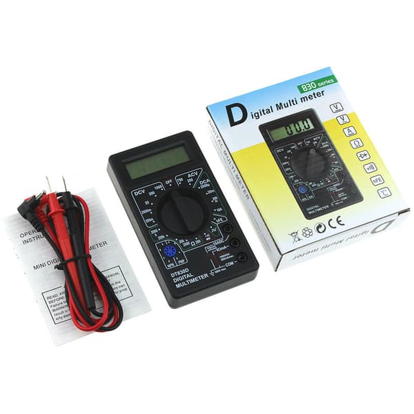 Triumph DT830D Digital LCD-skärm Multimeter, Voltmeter Ammeter AC/DC Meter Tester