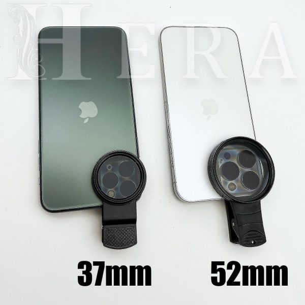 52mm Circular Universal Portable Polarisator Kamera Lins Cpl No Reflections Filter Professional För Iphone Mobiltelefon Smartphone
