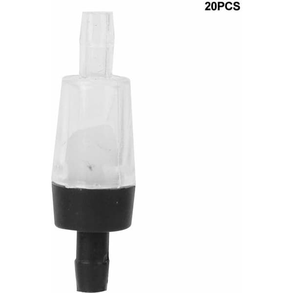 Akvarietillbehör 20 st luftpump backventil, backventil, akvarium tillbehör tillbehör PVC envägs backventil för