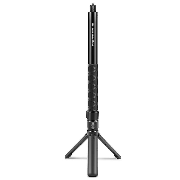 Roterande handtag skrivbordsstativ för X3 tidskontroll 110cm 5-sektions selfiepinne Monopod-b