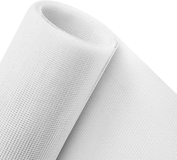 Fiberglas flugnät bredd 100 cm färg vit