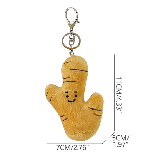 Ginger Toy Nyckelring Gul