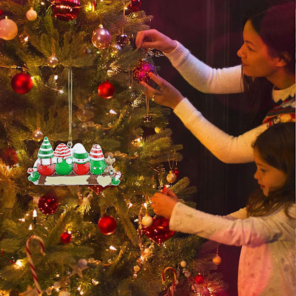 Personifierad "Survived Family Of" Ornament 2020 Juldekorationer