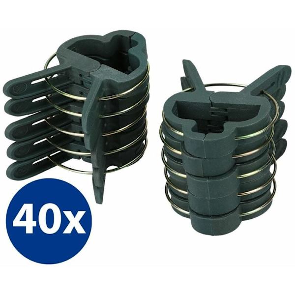 40x Växtklämma Växtklämma Växtstöd Växtbindning Storlek?