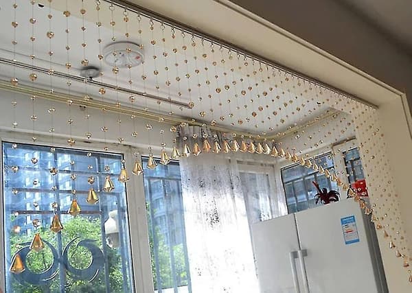 1 Lyxig Glaspärlor Dörrsträng Tofs Gardin Bröllop Delare Panel Rum Dekoration
