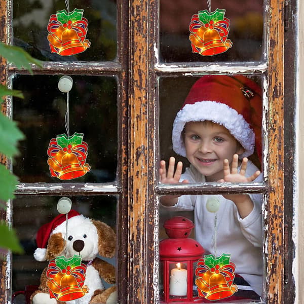 Julsträngljus LED Juldekorationer Tomte Julgran