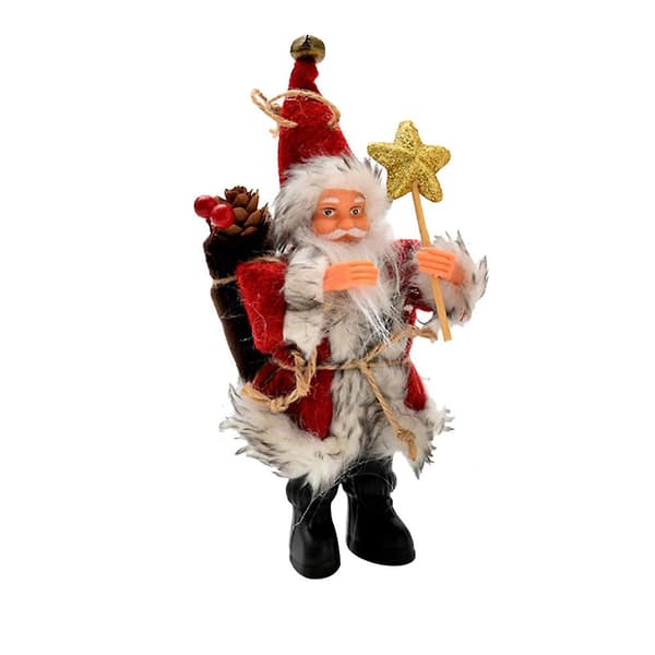 Jul fleece docka hänge 22cm röd