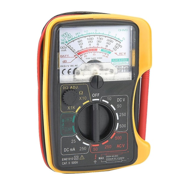 Mini bärbar högkänslig precisionshandhållen analog multimeter