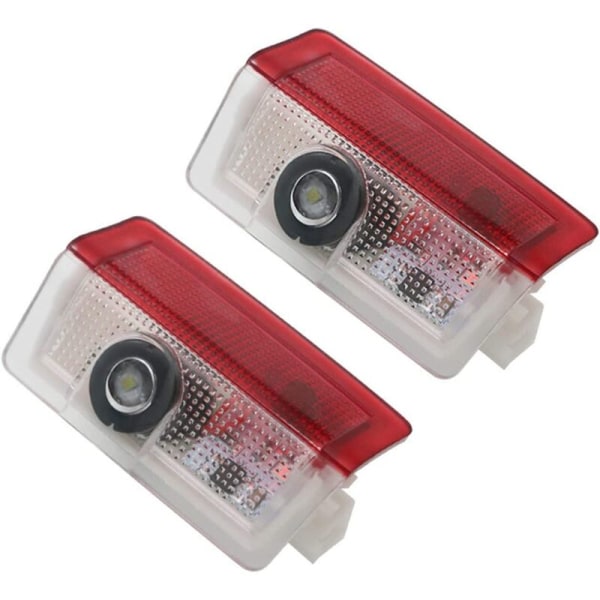 2 Pieces Car Door Light, Led Car Door Lights, Car Door Projector Compatible with ABCEMG W166 W176 W205 W212 Serie