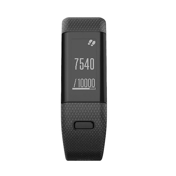 För Garmin Vivosmart Silikonarmband svart