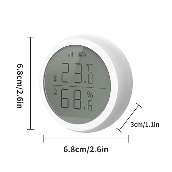 Inomhus hygrometer termometer Bluetooth temperatur hygrometer med appVit