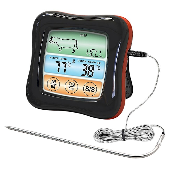 Digital Kökstermometer BBQ Termometer Hem Timer Termometer