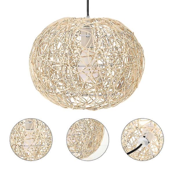 1 st Bambuvävd Lampskärm