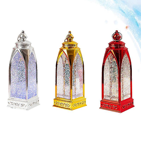 3 st LED-lykta